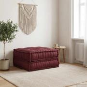vidaXL Modulär soffa rödbrun 70x70x36 tyg