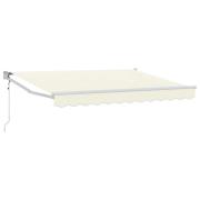 vidaXL Elektrisk Retraktabel Markis Kräm 3 x 2 m