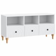vidaXL TV-skåp Vit 102 x 34,5 x 50 cm Konstruerat trä