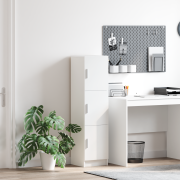 vidaXL Skåp Vit 31.5 x 32 x 122.5 cm