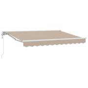 vidaXL Elektrisk Retraktabel Markis Beige 3 x 2,5 m