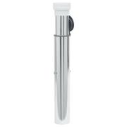 vidaXL Markfäst parasollbas för 40-50 mm stång silver aluminium
