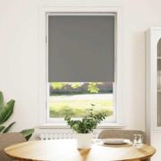 vidaXL Rullgardin mörkläggning grå 65x130 cm tyg bredd 60,7 cm