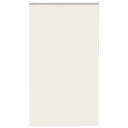 vidaXL Rullgardin mörkläggning naturvit 140x210 cm tygbredd 136,6 cm
