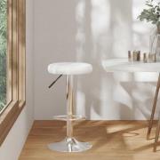 vidaXL Barpall Vit 31 x 31 x 87 cm Konstläder