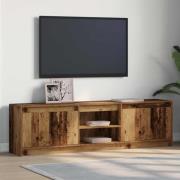 vidaXL TV Enheter 2 pcs Brun 180 x 34 x 50 cm Konstruerat trä