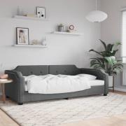 vidaXL Dagbädd mörkgrå 100x190 cm tyg