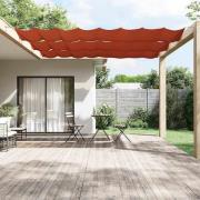 vidaXL Markis vertikal terrakotta 180x1000 cm oxfordtyg
