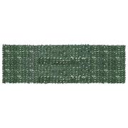 vidaXL Balkongskärm mörkgröna blad 500x150 cm