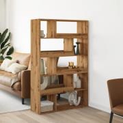 vidaXL Bokhylla artisan ek 100x33x156,5 cm konstruerat trä