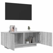 vidaXL TV-bänk grå sonoma 100x35x40 cm konstruerat trä