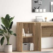 vidaXL Bokhylla ek 40x30x77 cm konstruerat trä
