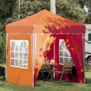 vidaXL Pop-up Partytält Orange 195 x 195 x 245 cm Oxford Tyg