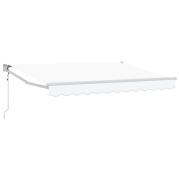 vidaXL Elektrisk Retraktabel Markis Vit 2,5 x 2 m