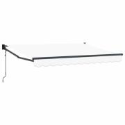 vidaXL Elektrisk Retraktabel Markis Vit 2,5 x 2 m