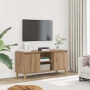 vidaXL Tv-bänk artisan ek 102x35x50 cm konstruerat trä