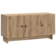 vidaXL TV-skåp Artisan-ek 99 x 34,5 x 50 cm Konstruerat trä