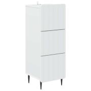 vidaXL Lådans skåp Vit 33 x 34,5 x 92 cm Konstruerat trä