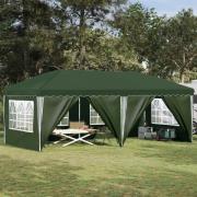 vidaXL Pop-up Partytält 575 x 288 x 245 cm Grön