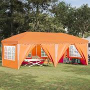 vidaXL Pop-up Partytält 575 x 288 x 245 cm Orange