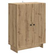 vidaXL Sideboard Artisan-ek 66 x 34,5 x 90 cm Konstruerat trä