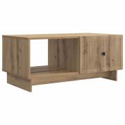 vidaXL Kaffeebord Artisan-ek 90 x 50 x 40 cm Konstruerat trä