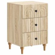 vidaXL Nattduksbord Sonoma-ek 43x 41 x 66,5 cm Konstruerat trä