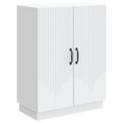 vidaXL Sideboard Vit 66 x 34,5 x 87 cm Konstruerat trä
