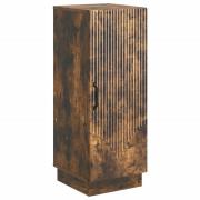 vidaXL Sideboard Rökt ek 33 x 34,5 x 87 cm Konstruerat trä