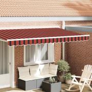 vidaXL Markiskappa Ersättning Flerfärgsdesign 380 x 20 cm Polyester