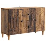 vidaXL TV-skåp med låda Gammalt trä 89 x 34,5 x 60 cm Konstruerat trä