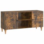 vidaXL TV-skåp Rökt ek 102 x 34,5 x 50 cm Konstruerat trä