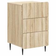 vidaXL Nattduksbord med låda Sonoma-ek 43x 41 x 68 cm Konstruerat trä