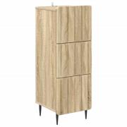 vidaXL Lådans skåp Sonoma-ek 33 x 34,5 x 92 cm Konstruerat trä