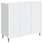 vidaXL Sideboard Vit 89 x 34,5 x 82 cm Konstruerat trä