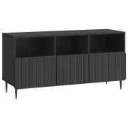 vidaXL TV-skåp med låda Svart 102 x 34,5 x 50 cm Konstruerat trä