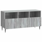 vidaXL TV-skåp Grå sonoma-ek 102 x 34,5 x 50 cm Konstruerat trä