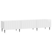 vidaXL TV-skåp Vit högglans 147 x 34,5 x 32 cm Konstruerat trä