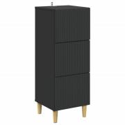 vidaXL Lådans skåp Svart 33 x 34,5 x 90 cm Konstruerat trä