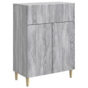 vidaXL Sideboard Grå sonoma-ek 66 x 34,5 x 90 cm Konstruerat trä
