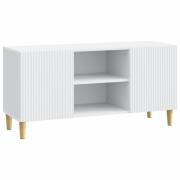 vidaXL TV-skåp Vit 102 x 34,5 x 50 cm Konstruerat trä