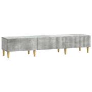 vidaXL TV-skåp med låda Betonggrå 147 x 34,5 x 30 cm Konstruerat trä