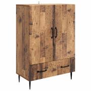 vidaXL Sideboard Gammalt trä 66 x 34,5 x 95 cm Konstruerat trä