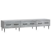 vidaXL TV-skåp Grå sonoma-ek 147 x 34,5 x 30 cm Konstruerat trä