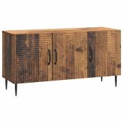 vidaXL TV-skåp Gammalt trä 99 x 34,5 x 50 cm Konstruerat trä