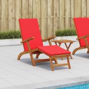 vidaXL Reclining och Fällbar Solstol 55 x 146 x 91 cm