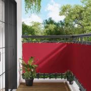 vidaXL Balkong Skärm Röd 100 x 700 cm Oxford Tyg