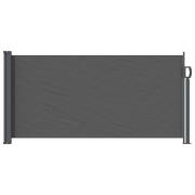 vidaXL Utfällbar sidomarkis Antracit 300 x 100 cm Polyester