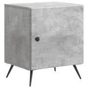 vidaXL Nattduksbord Betonggrå 43 x 34,5 x 50 cm Konstruerat trä