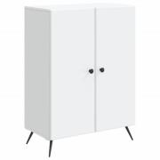 vidaXL Sideboard Vit 66 x 34,5 x 90 cm Konstruerat trä